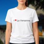 T-shirt I love la versanne