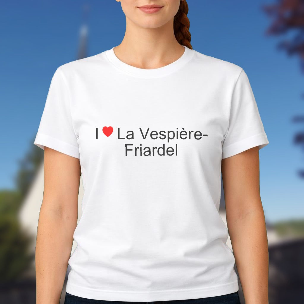 T-shirt I love la vespière-friardel