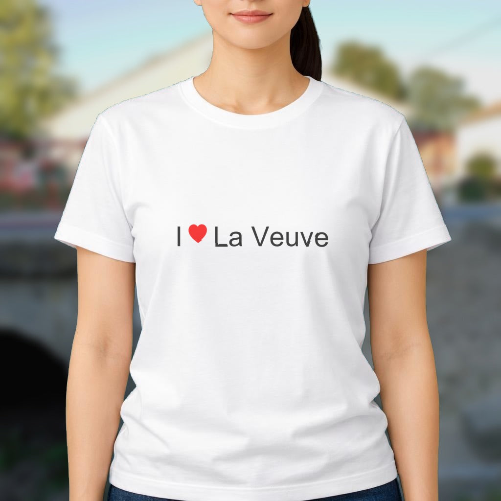 T-shirt I love la veuve