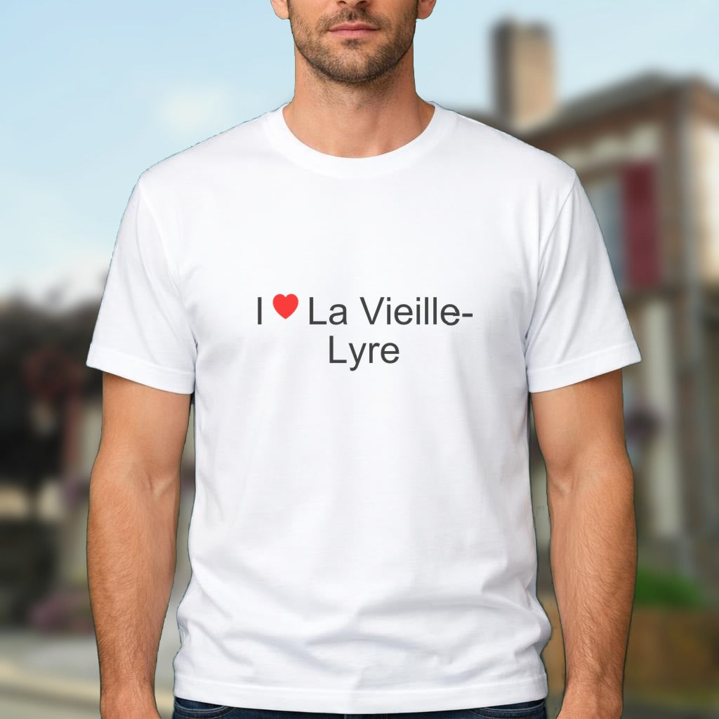 T-shirt I love la vieille-lyre