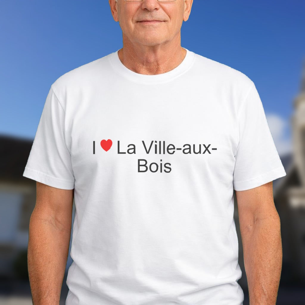 T-shirt I love la ville-aux-bois
