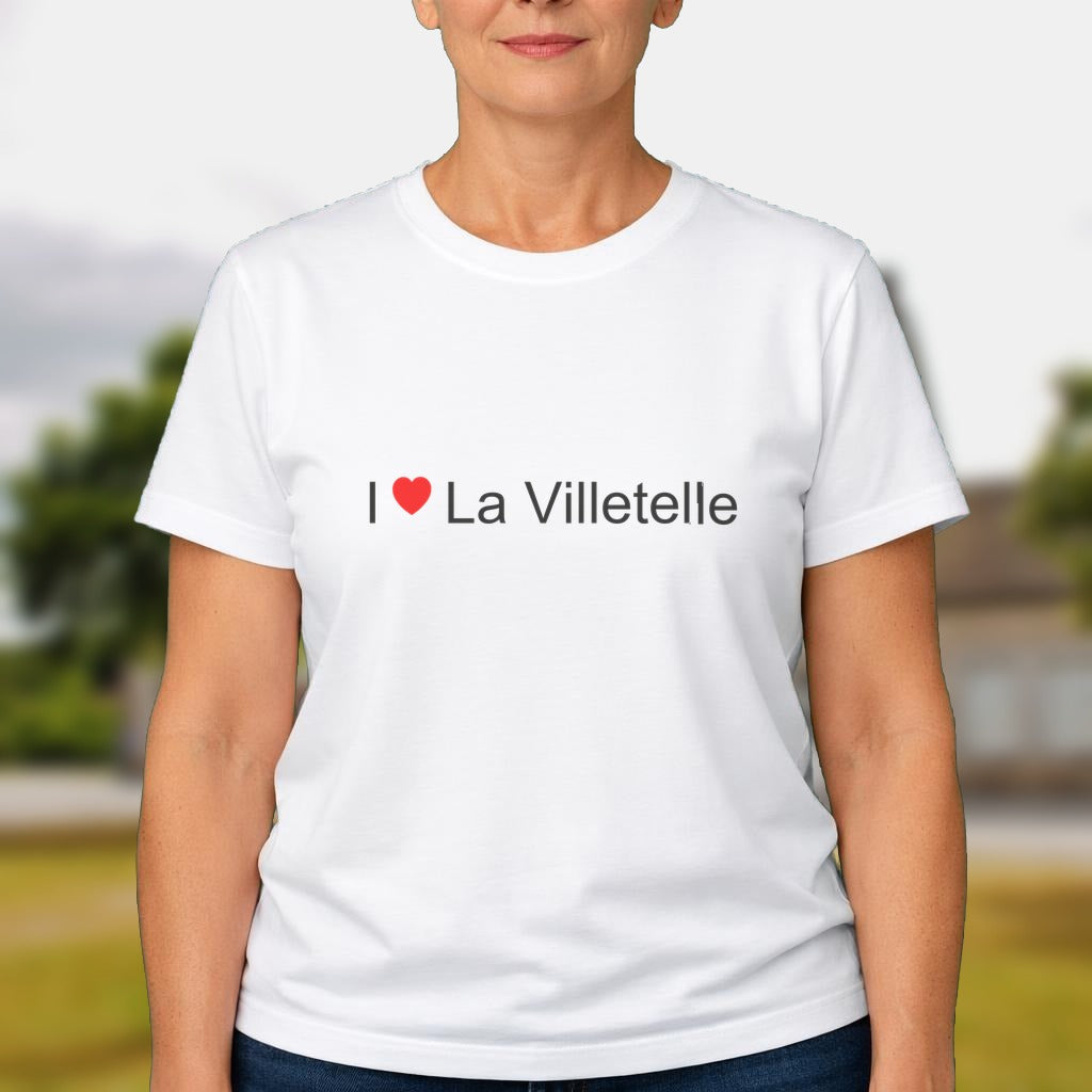 T-shirt I love la villetelle