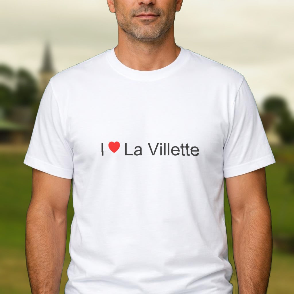T-shirt I love la villette