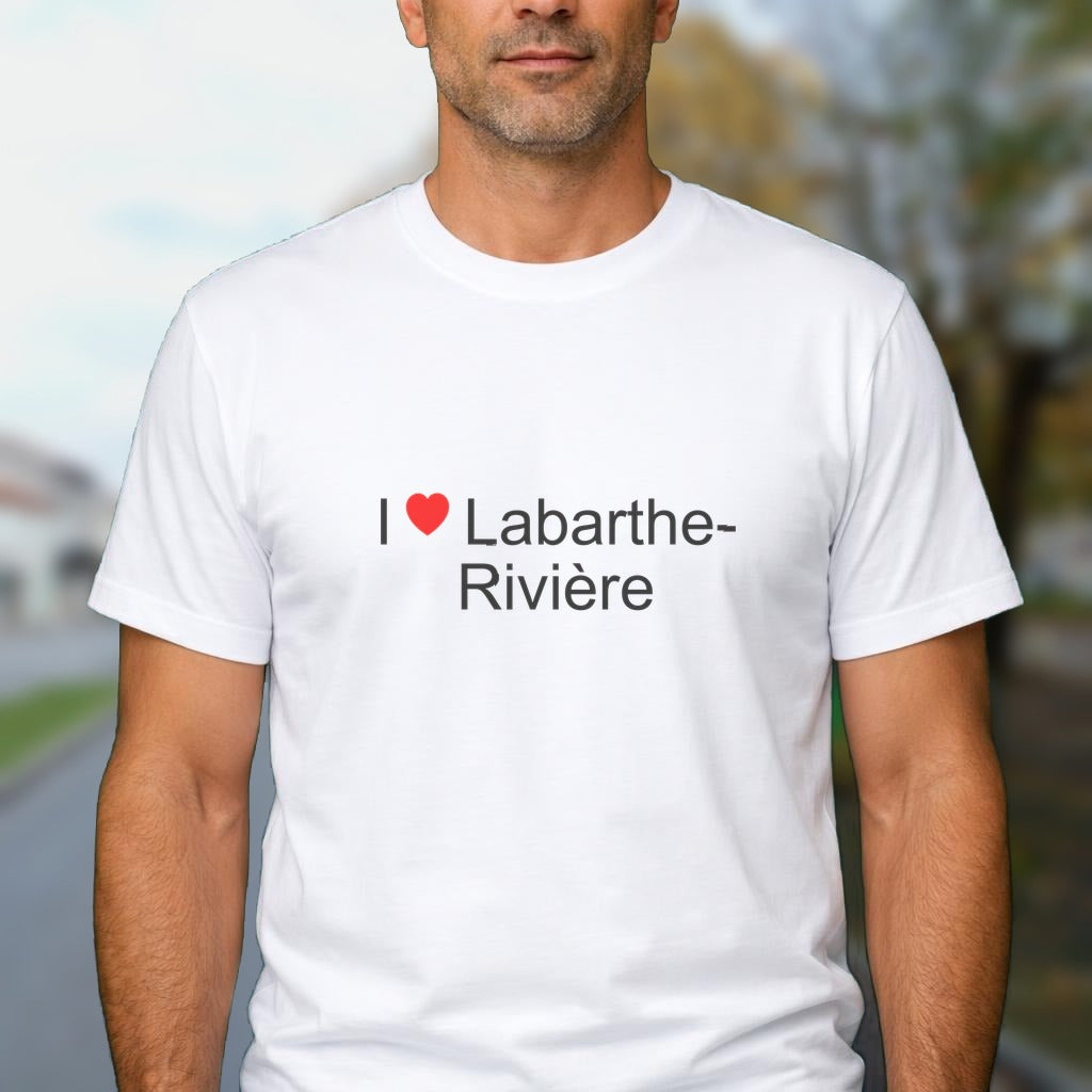 T-shirt I love labarthe-rivière