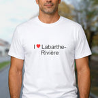 T-shirt I love labarthe-rivière