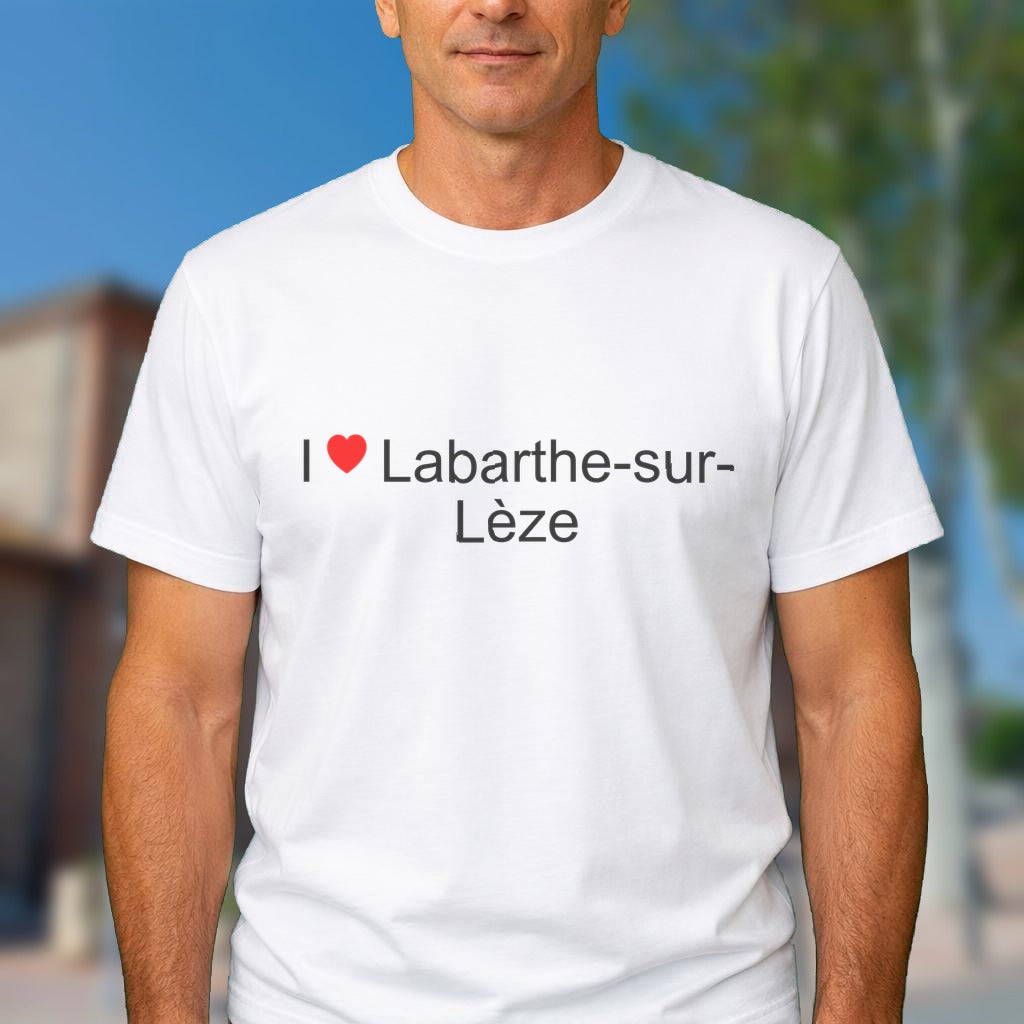 T-shirt I love labarthe-sur-lèze