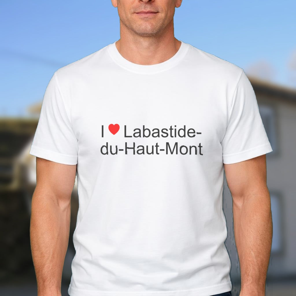 T-shirt I love labastide-du-haut-mont