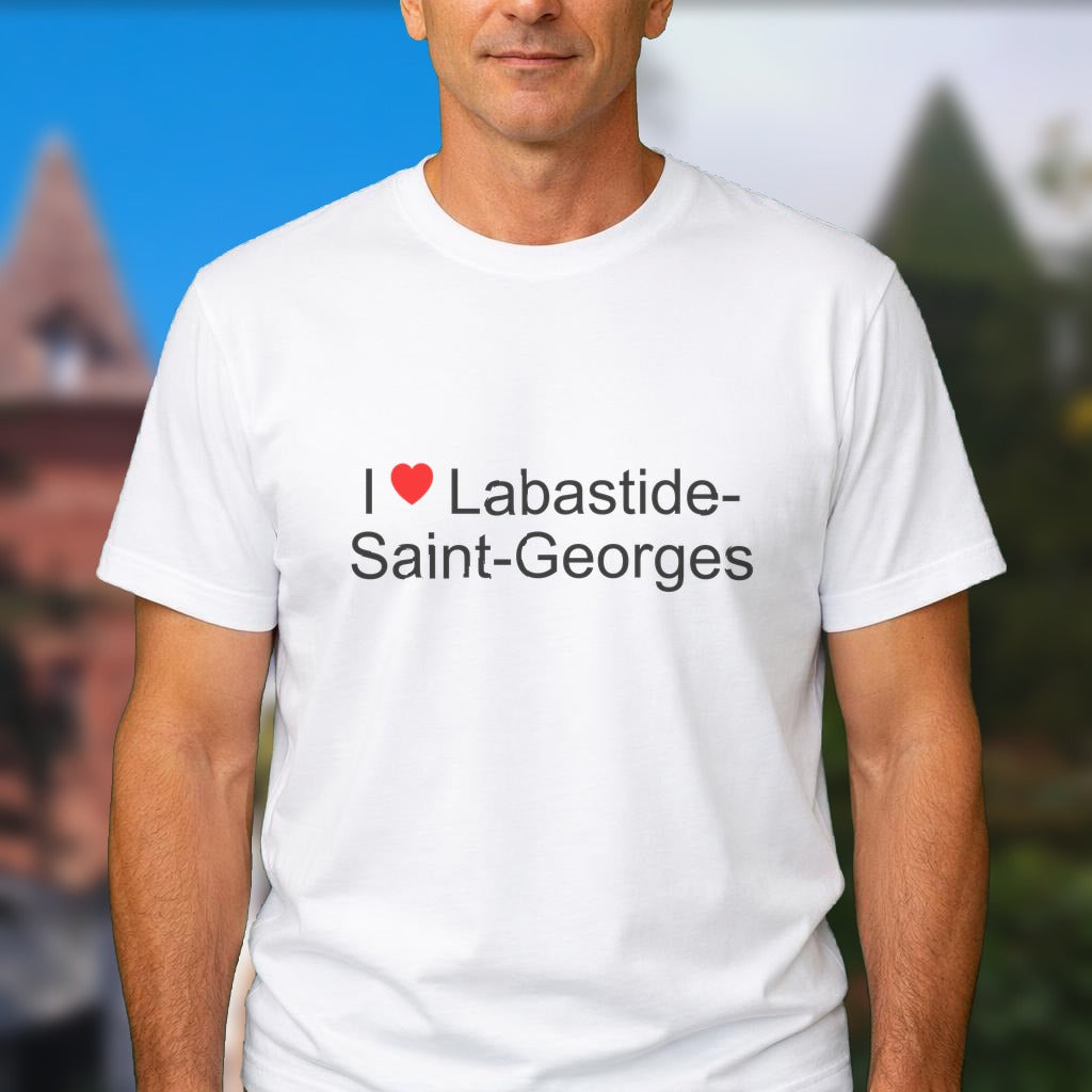 T-shirt I love labastide-saint-georges