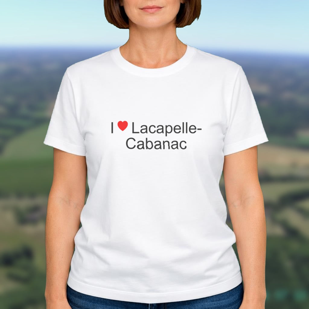 T-shirt I love lacapelle-cabanac