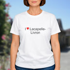 T-shirt I love lacapelle-livron