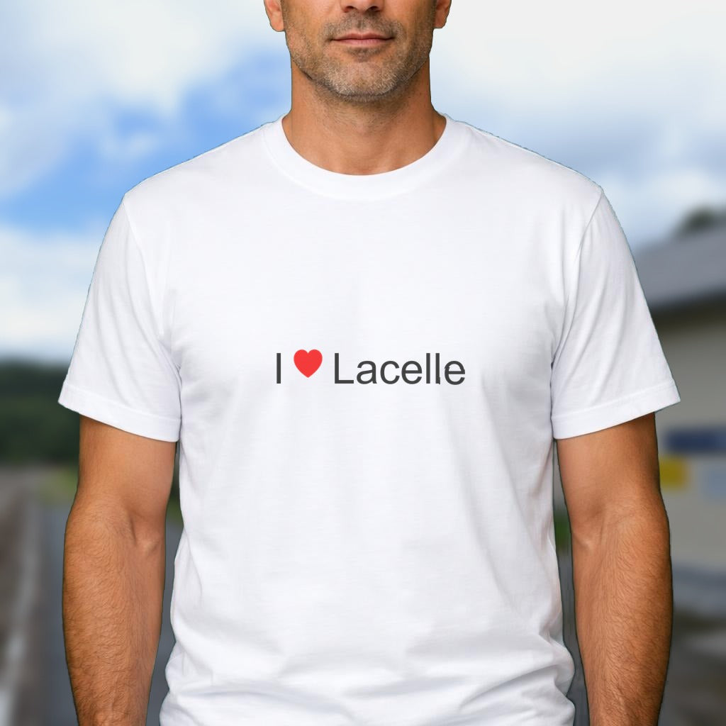 T-shirt I love lacelle