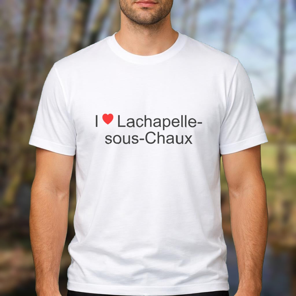 T-shirt I love lachapelle-sous-chaux