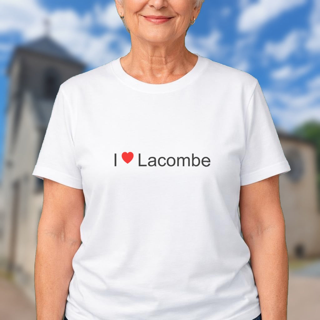 T-shirt I love lacombe