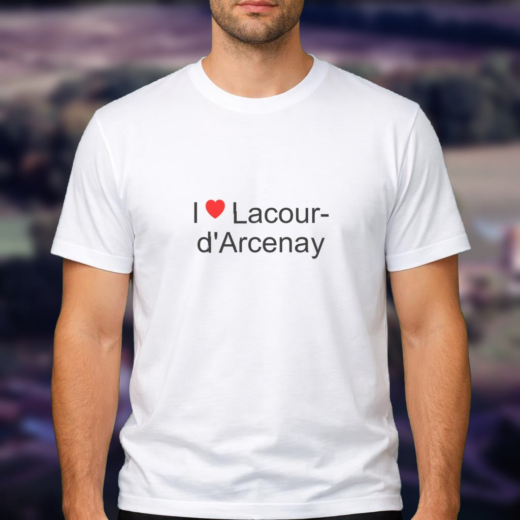 T-shirt I love lacour-d'arcenay