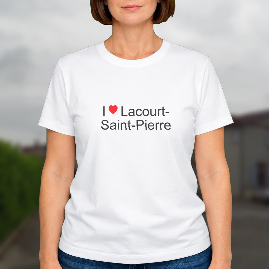 T-shirt I love lacourt-saint-pierre