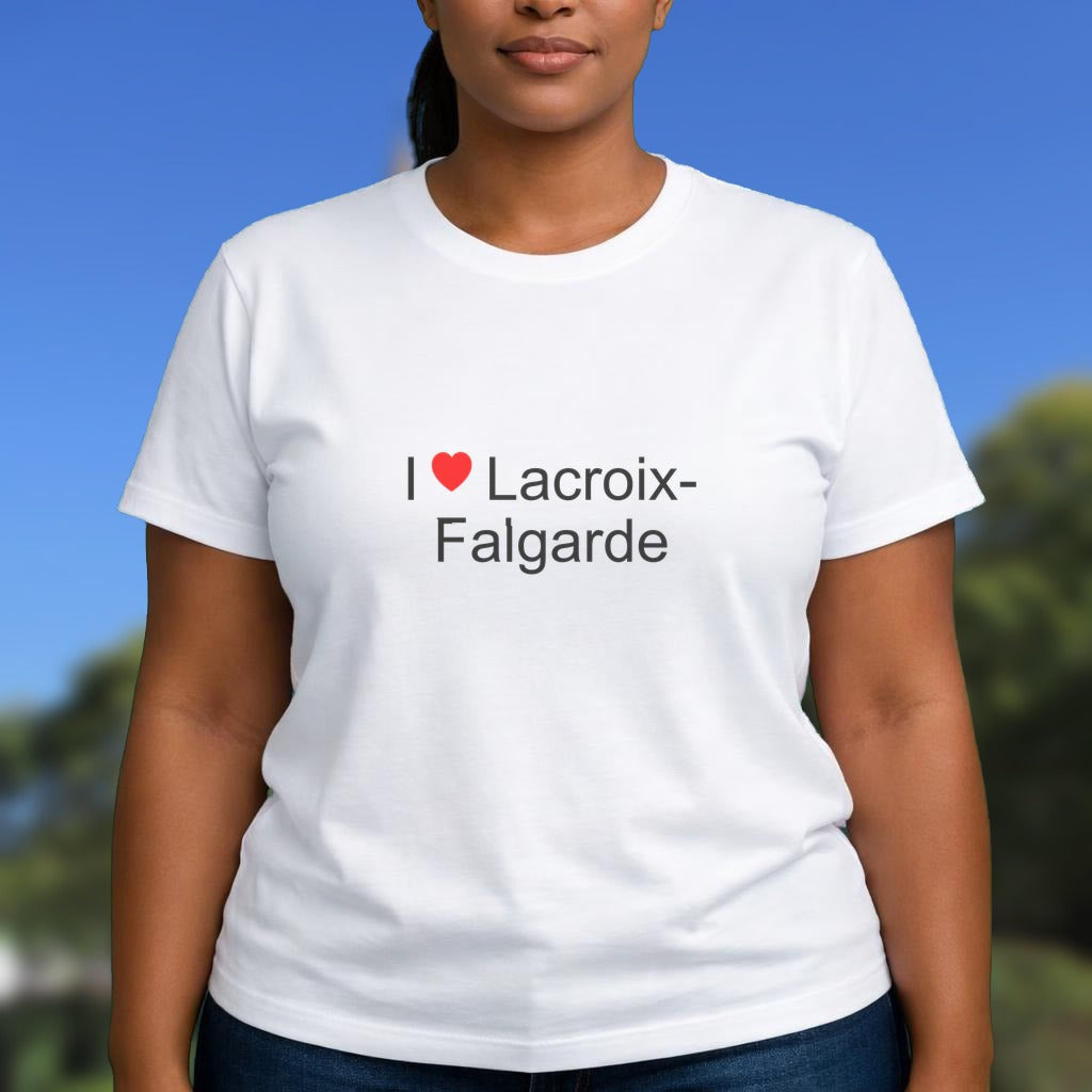 T-shirt I love lacroix-falgarde