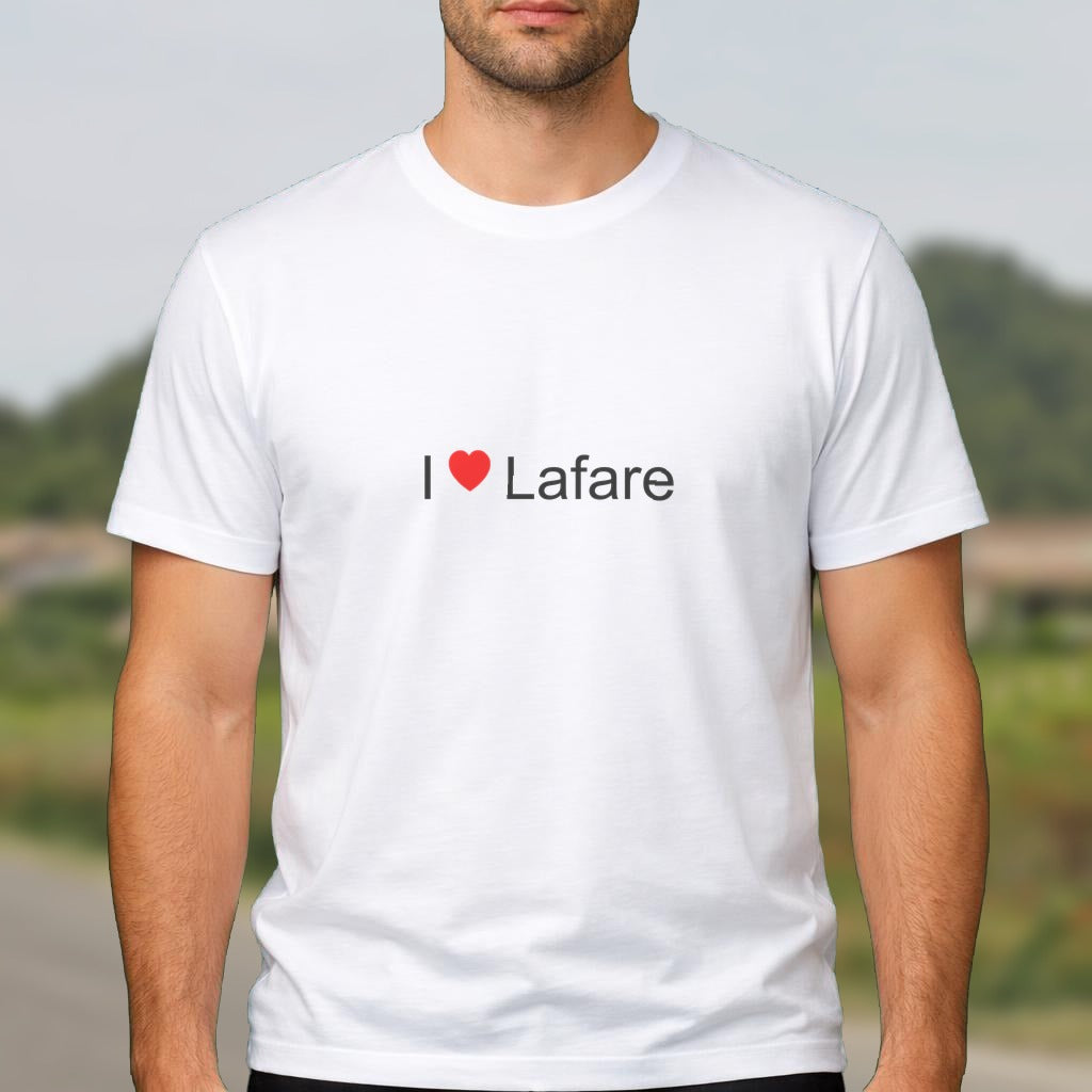 T-shirt I love lafare