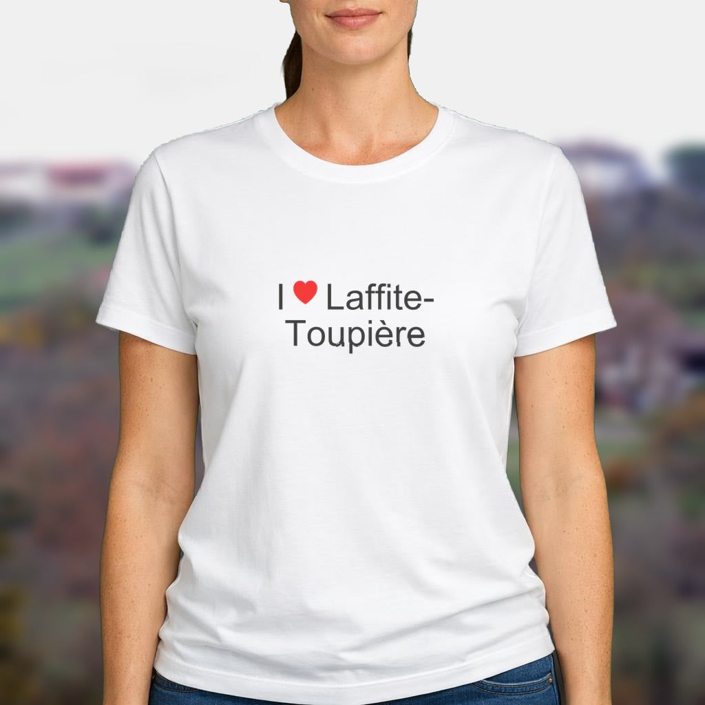 T-shirt I love laffite-toupière