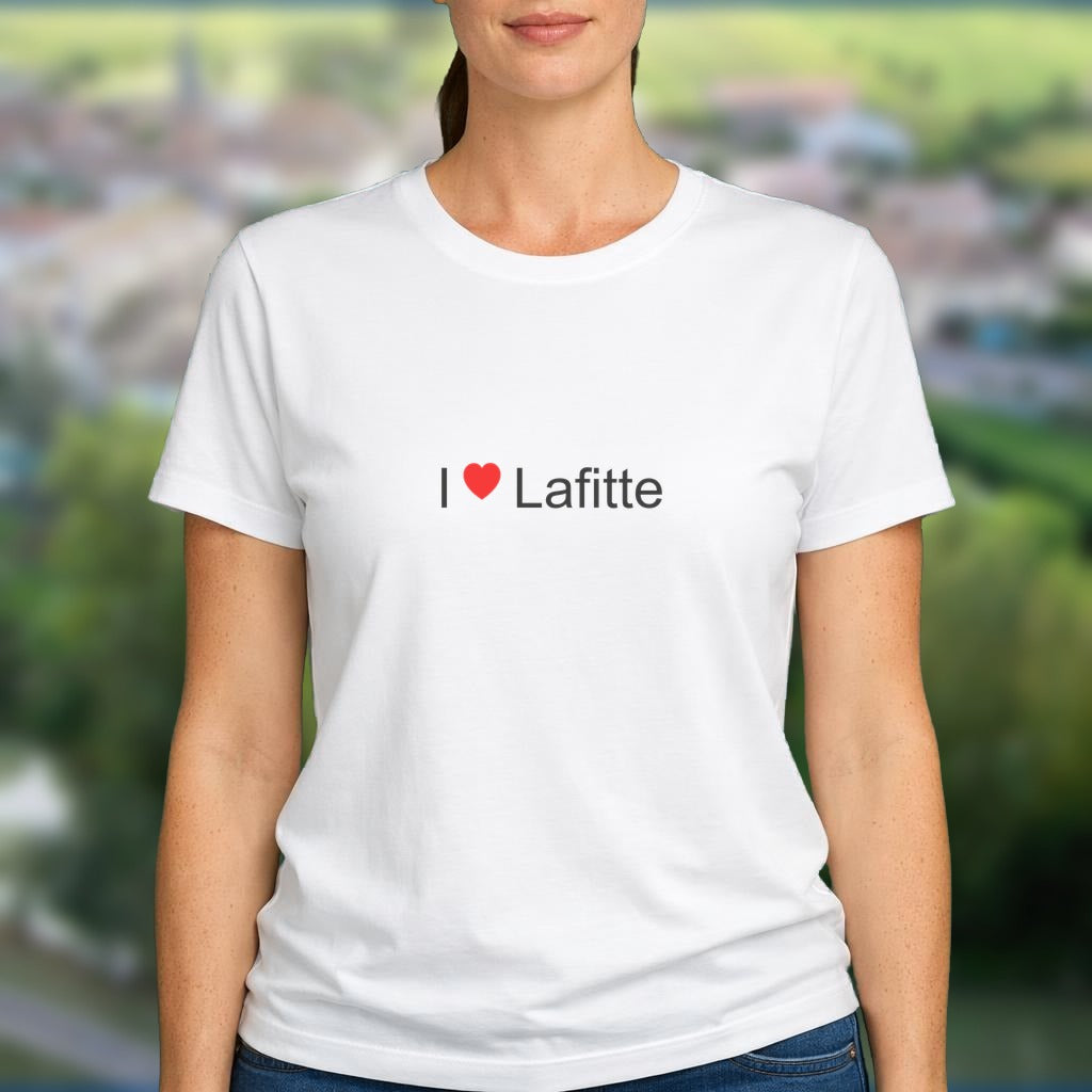 T-shirt I love lafitte
