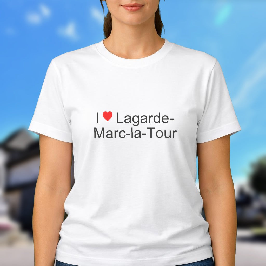 T-shirt I love lagarde-marc-la-tour