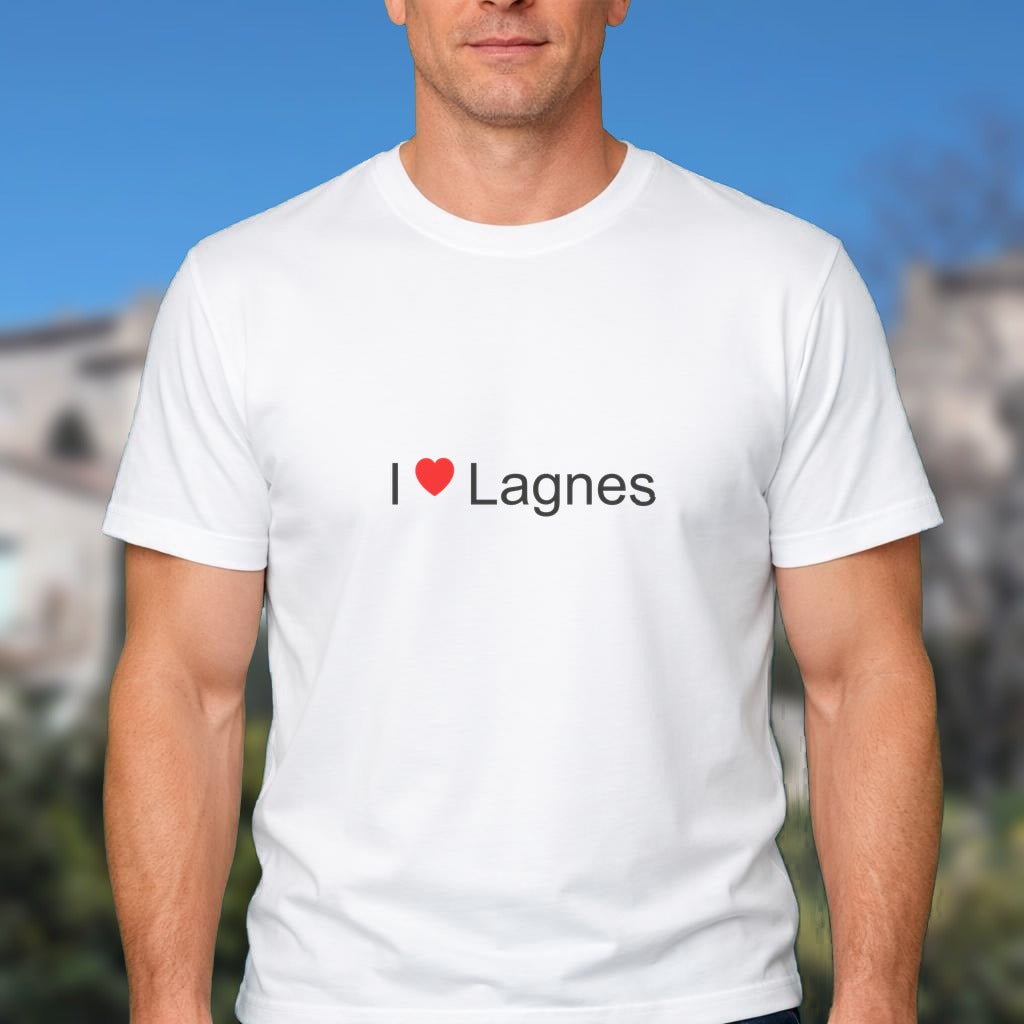 T-shirt I love lagnes