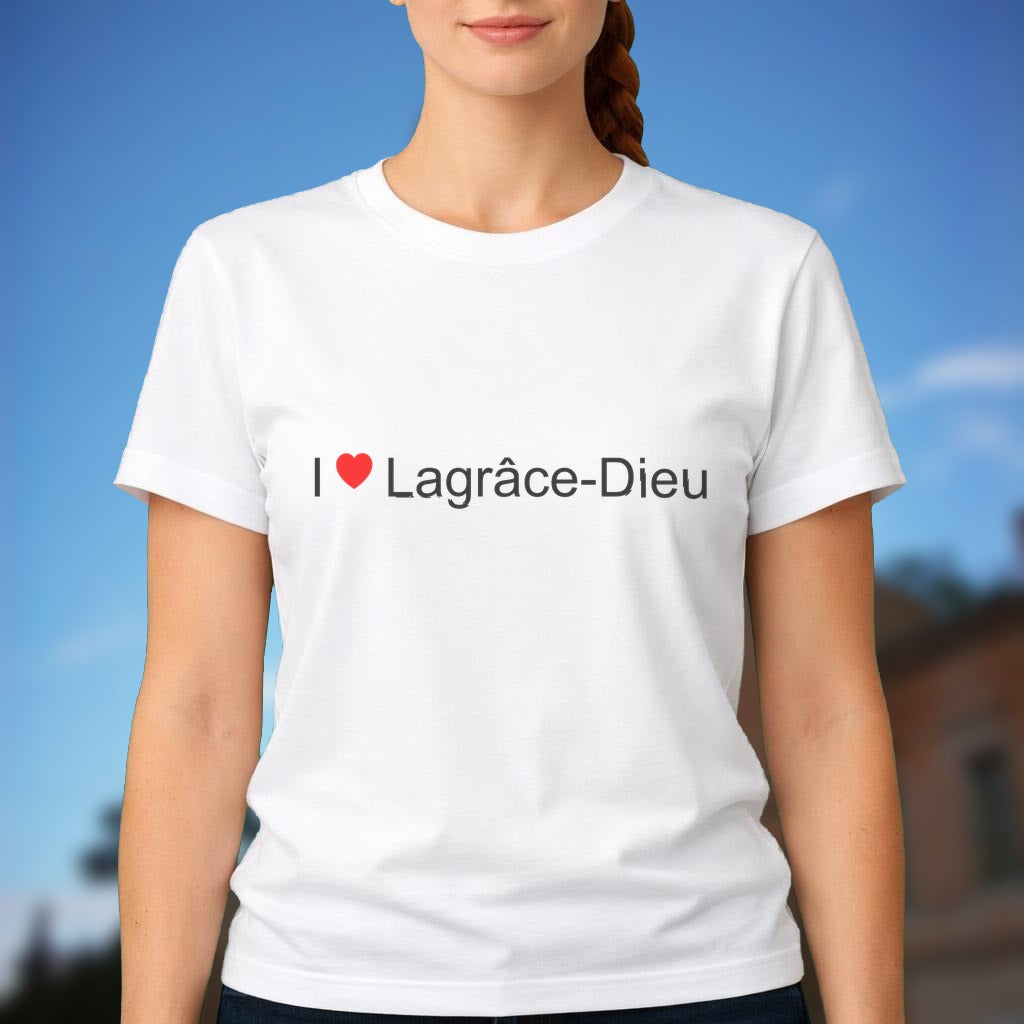 T-shirt I love lagrâce-dieu