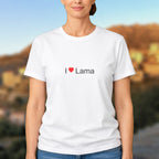 T-shirt I love lama