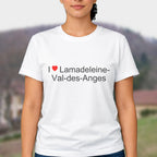 T-shirt I love lamadeleine-val-des-anges
