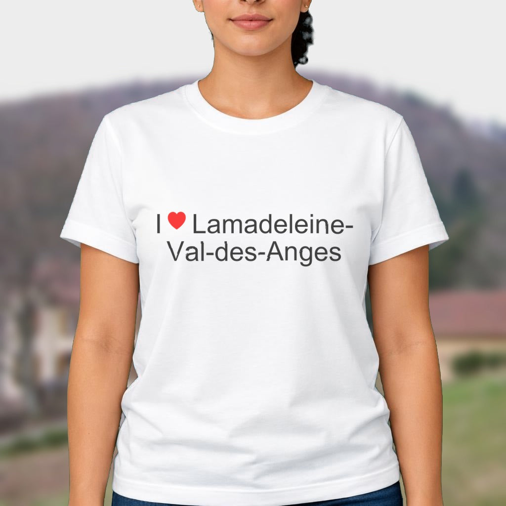 T-shirt I love lamadeleine-val-des-anges