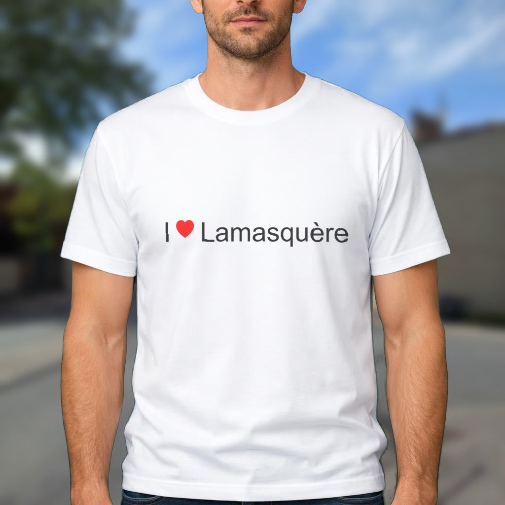 T-shirt I love lamasquère