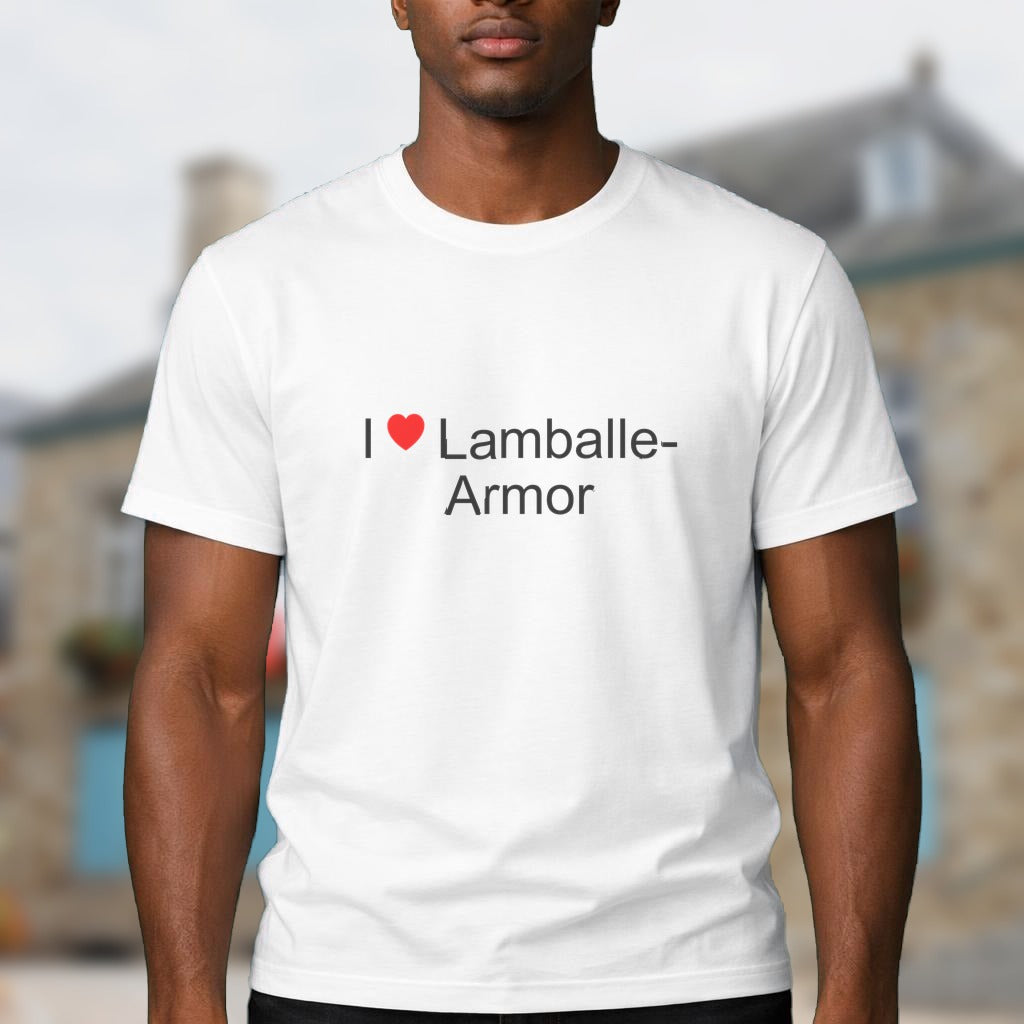 T-shirt I love lamballe-armor