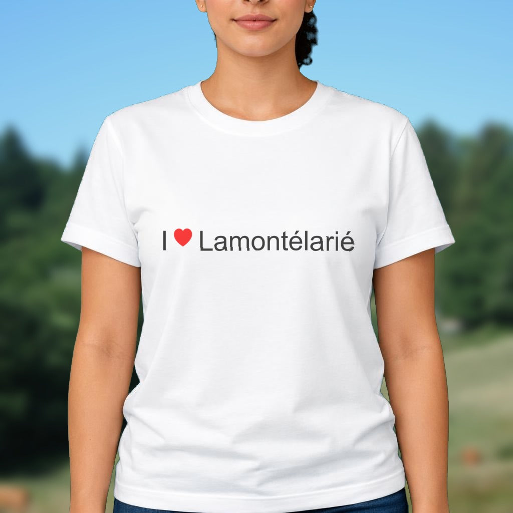 T-shirt I love lamontélarié