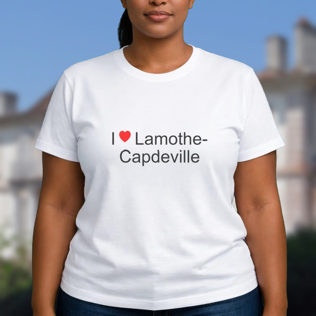 T-shirt I love lamothe-capdeville