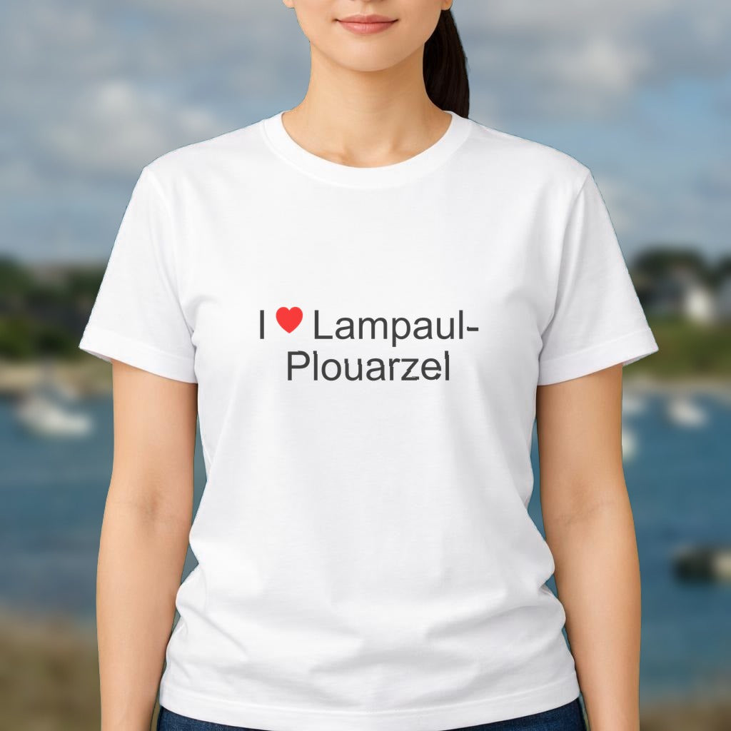 T-shirt I love lampaul-plouarzel