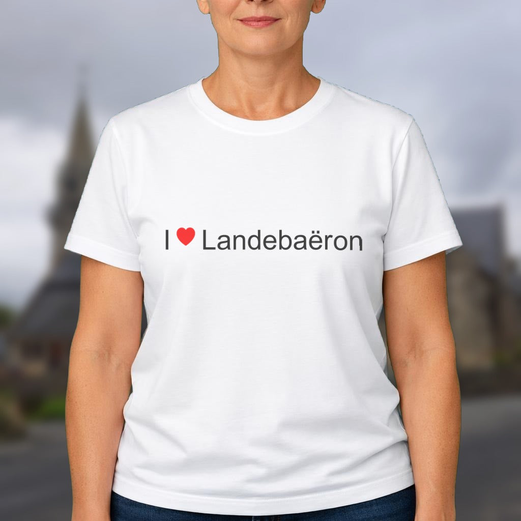 T-shirt I love landebaëron
