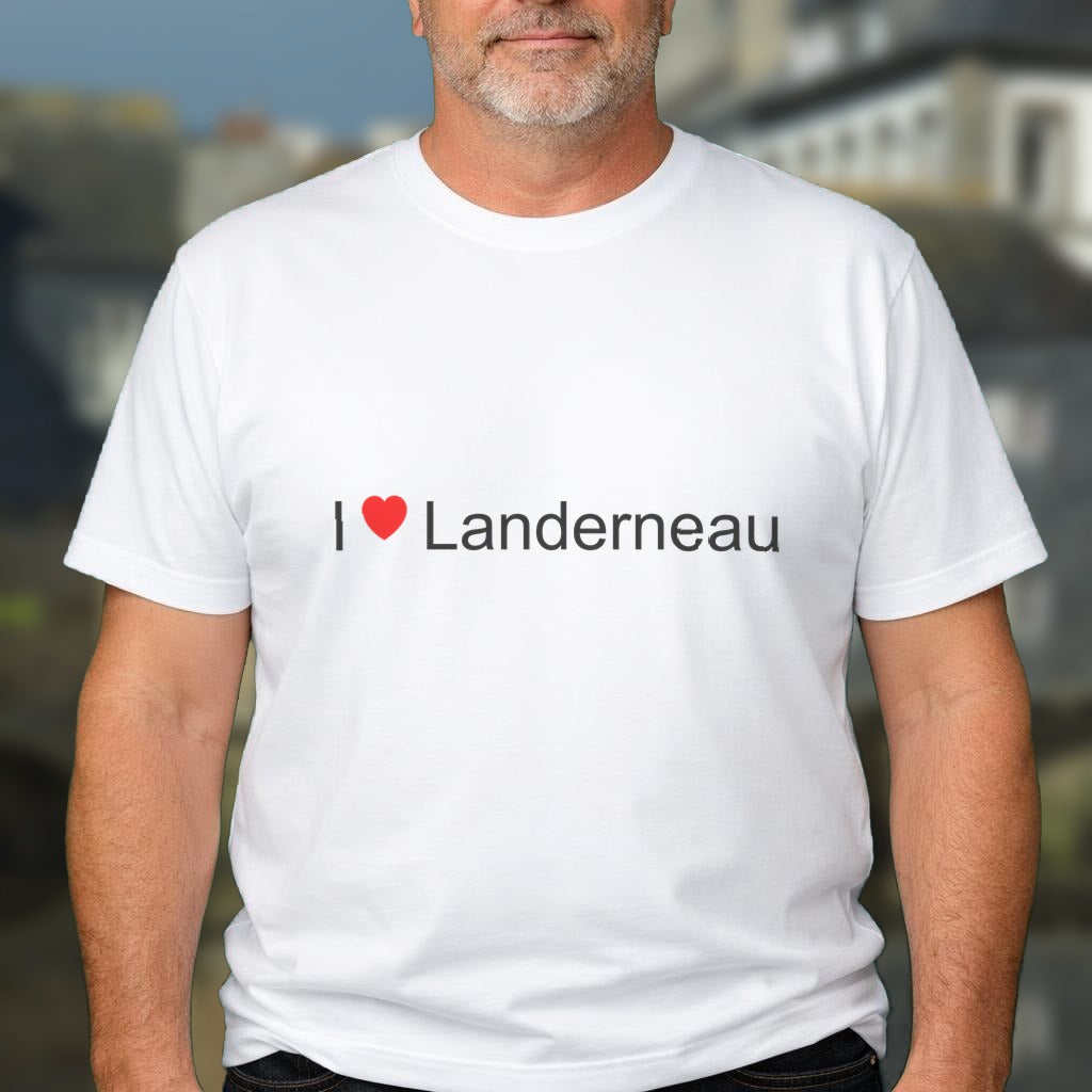 T-shirt I love landerneau