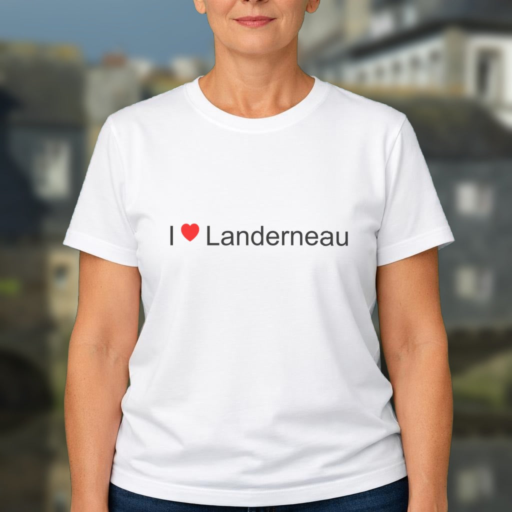 T-shirt I love landerneau