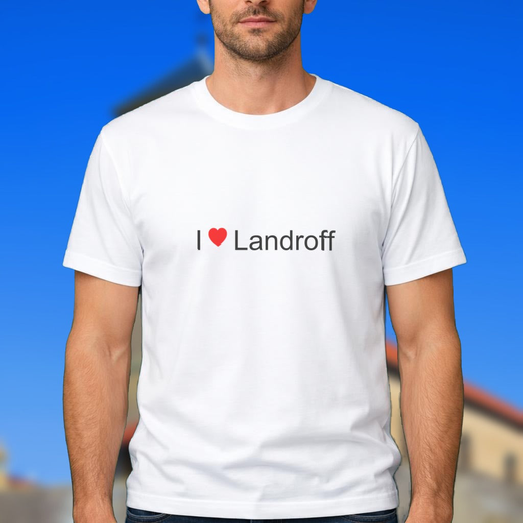 T-shirt I love landroff