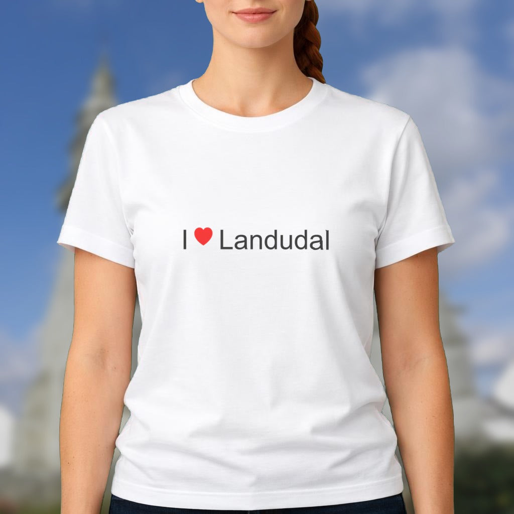 T-shirt I love landudal