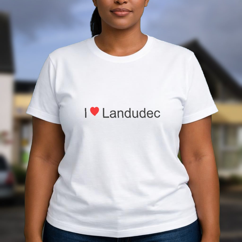T-shirt I love landudec
