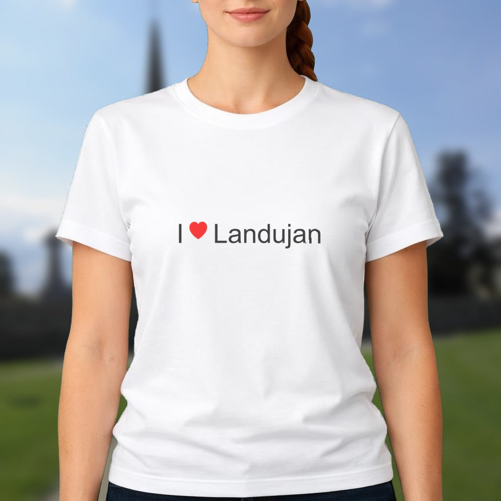 T-shirt I love landujan