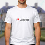 T-shirt I love langoat