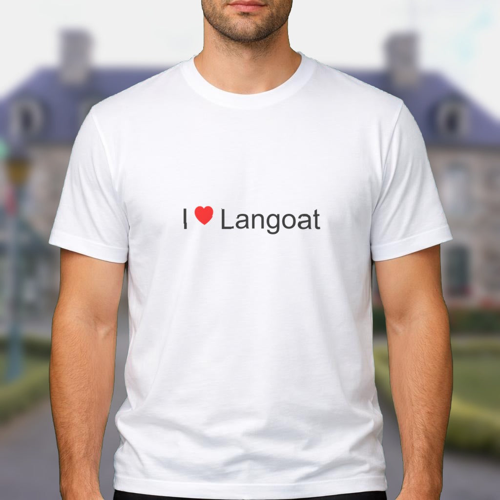T-shirt I love langoat