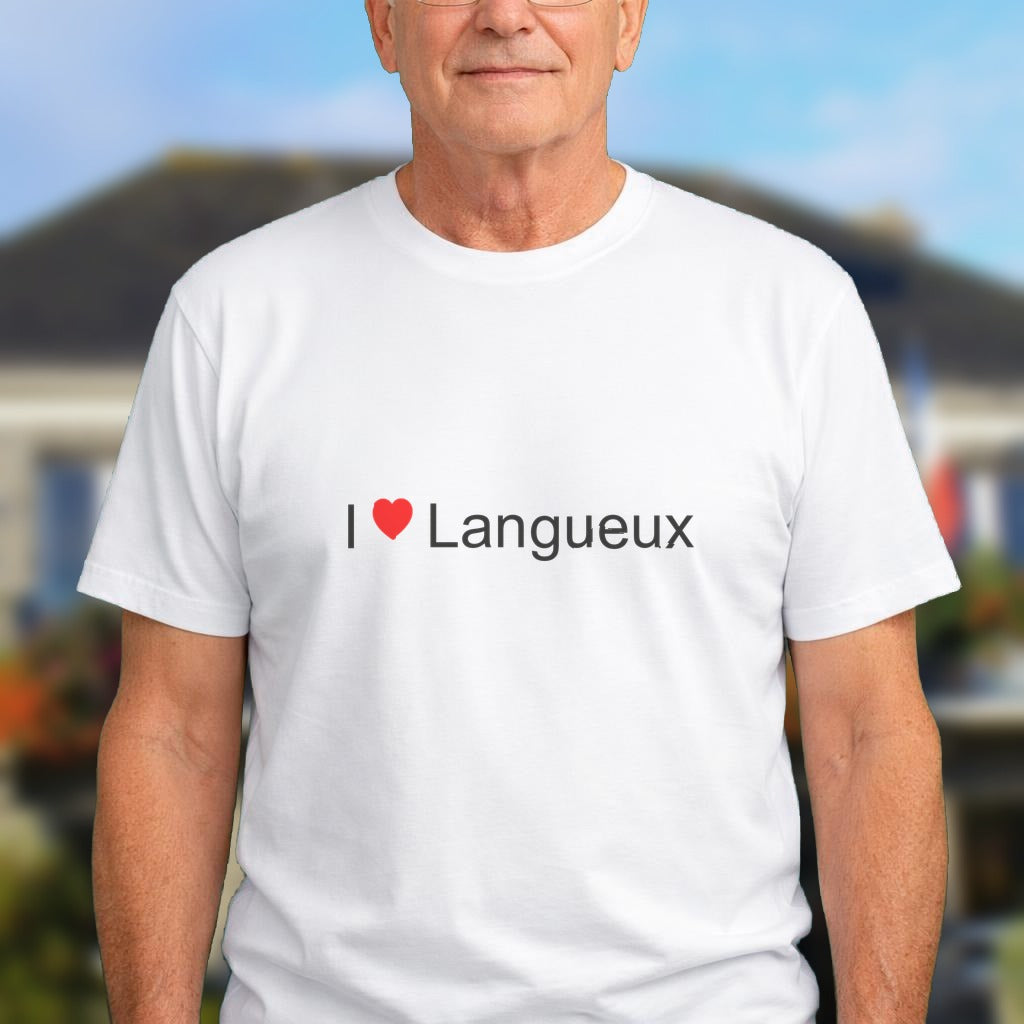 T-shirt I love langueux