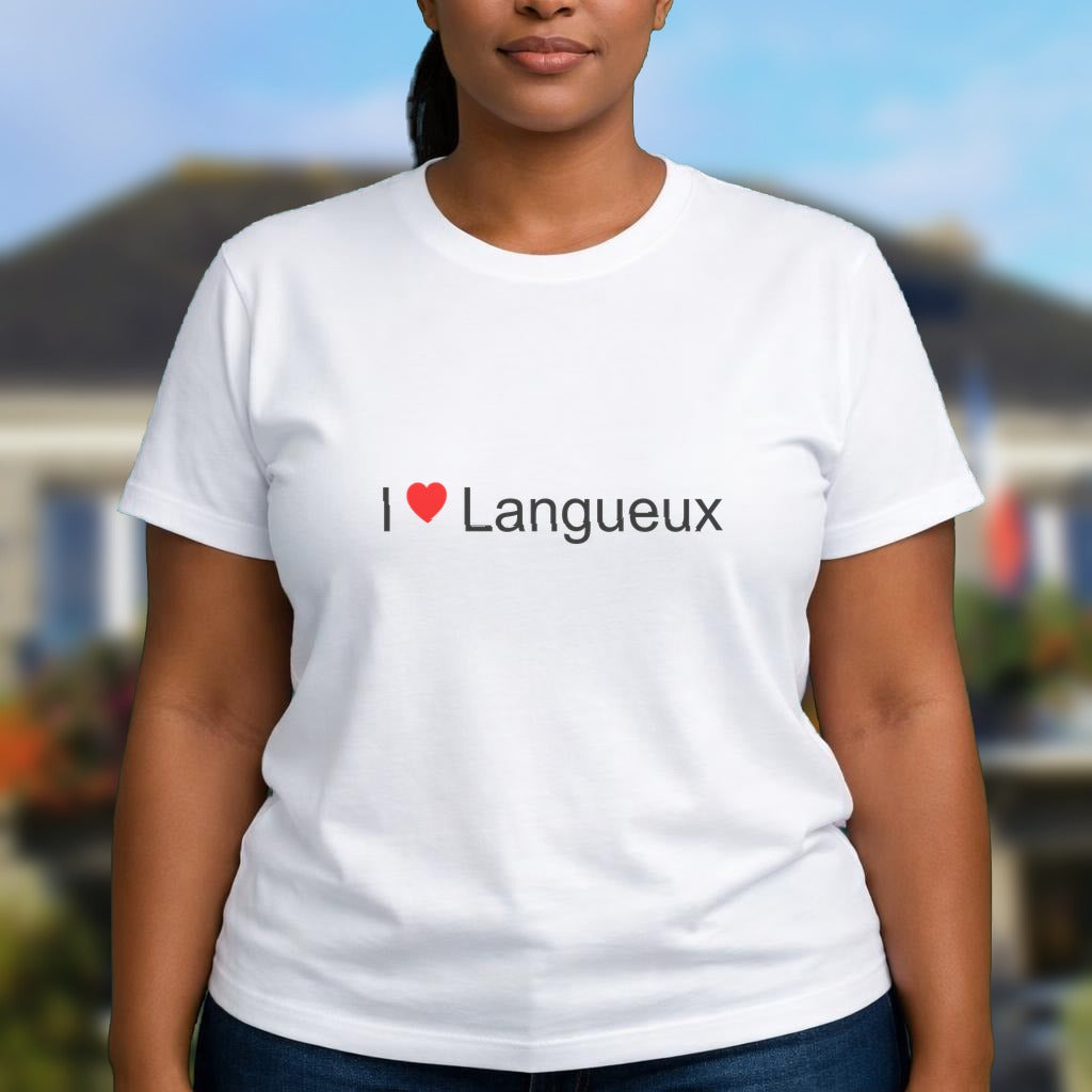 T-shirt I love langueux