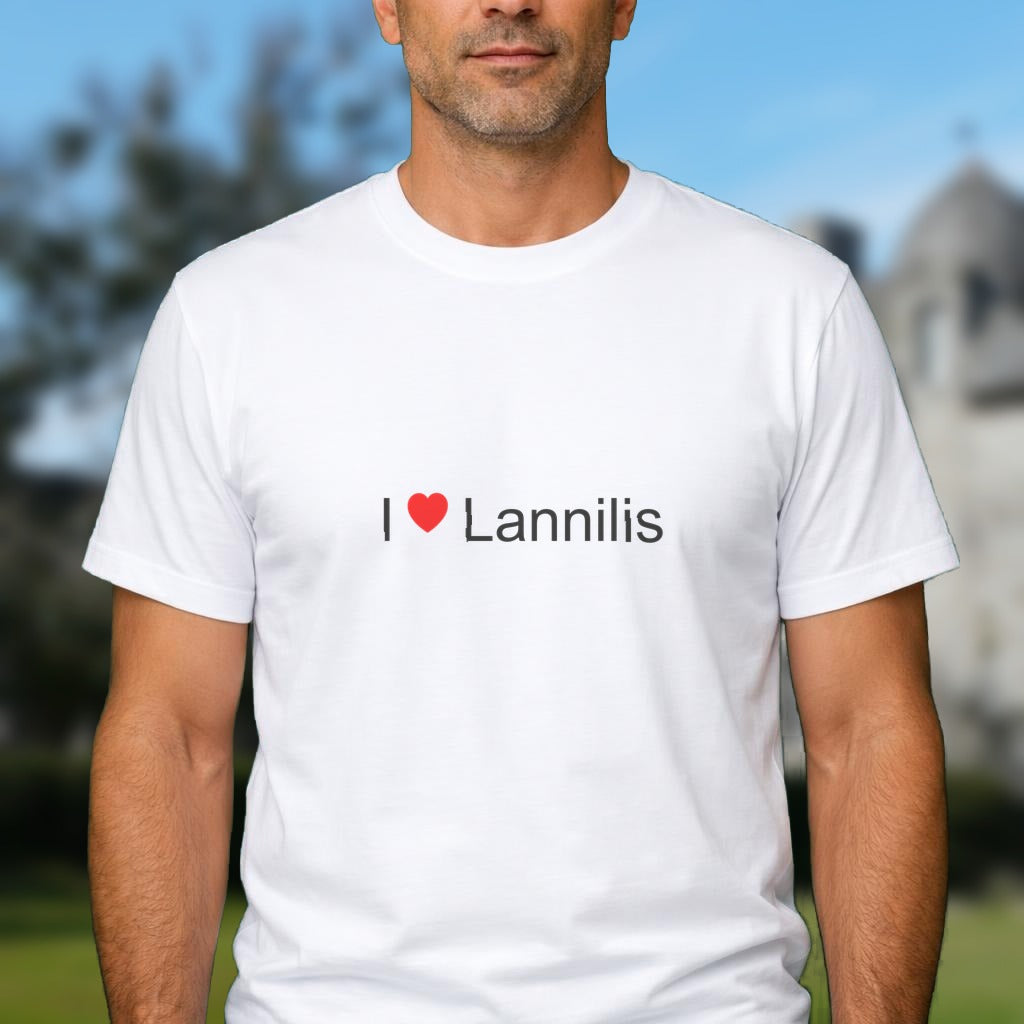 T-shirt I love lannilis
