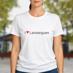 T-shirt I love lansargues