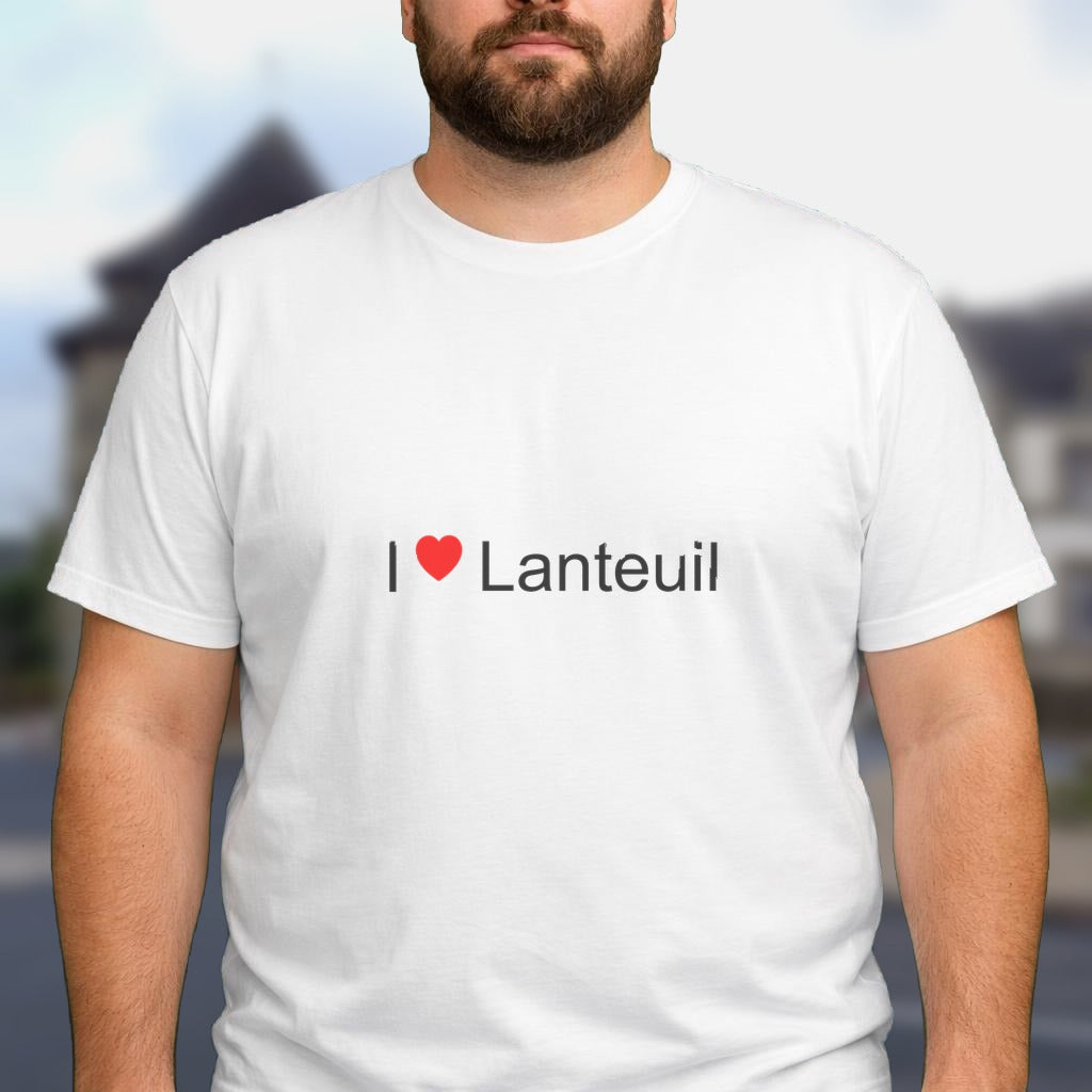 T-shirt I love lanteuil