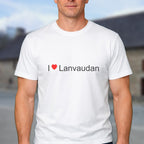 T-shirt I love lanvaudan