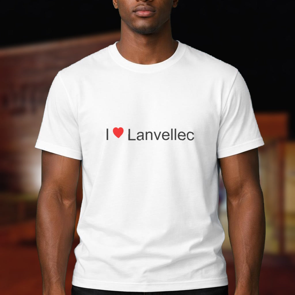 T-shirt I love lanvellec